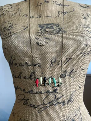 Boutique 6 little birds necklace thumbnail 4