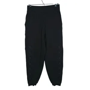 Lululemon Womens Braided Detail High Rise Joggers Size 6 Black Lounge Comfort thumbnail 2