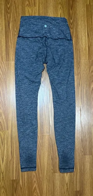 Lululemon Wunder Under Hi-Rise coco pique textured legging yoga running 8 thumbnail 1