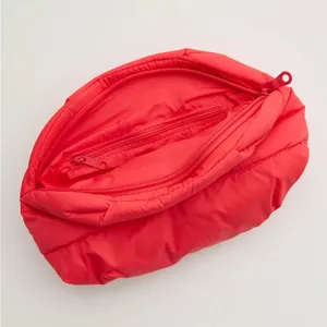 OFFLINE By Aerie Puff Love Pouch - Bright Red thumbnail 2