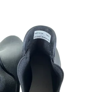 Capelli New‎ York Women Black Rubber Chelsea Boots Ankle Rain Boots Size 6 thumbnail 8