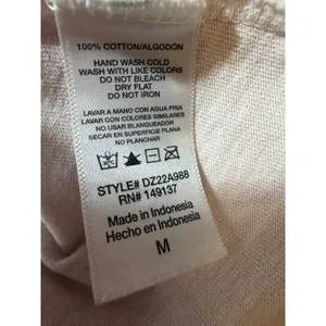 Double Zero Tank Top Womens Medium Blush Pink Slub Knit Flowy Sleeveless thumbnail 10