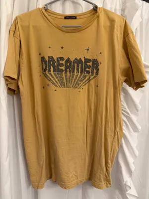 Sweet Claire “Dreamer” Graphic Tee Yellow thumbnail 2