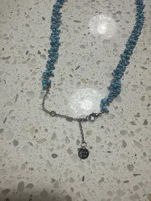 Pura Vida blue and silver choker thumbnail 2