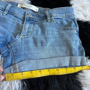 Abercrombie & Fitch‎ Jean Denim Shorts Womens Size 2 Rolled Cuff thumbnail 7