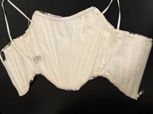 Windsor Floral Strapless Corset Crop Top thumbnail 3