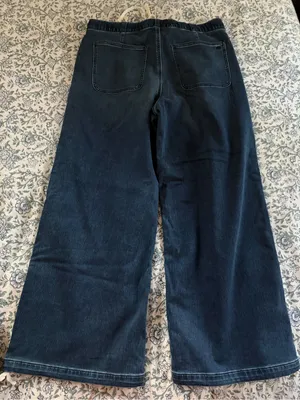New with tags American Eagle Women’s Dreamy Drape Cozy Baggy Jogger wide leg L thumbnail 2