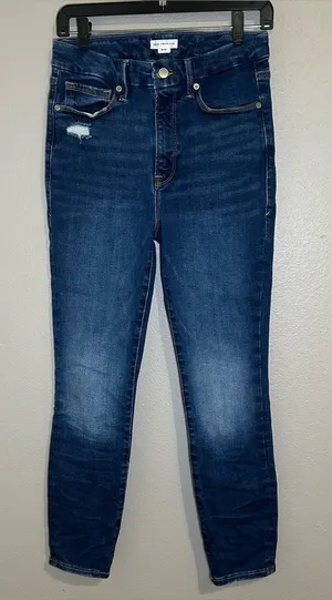 Good American Good Legs Always Fit Crop High Rise Skinny Jeans Women’s Size 6-12 thumbnail 1