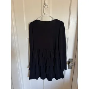 NWT Show Me Your Mumu black tiered‎ long sleeve mini dress size small thumbnail 8