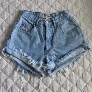 Vintage Guess Shorts Denim Distressed thumbnail 1