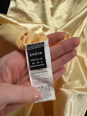 SHEIN Yellow Mini Dress thumbnail 4