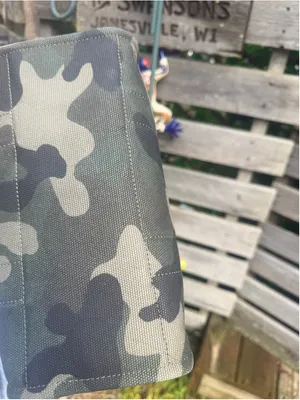 NEW Coach Cargo Tote 26 in Green Multi Camo Canvas | CY843 | NWOT thumbnail 5