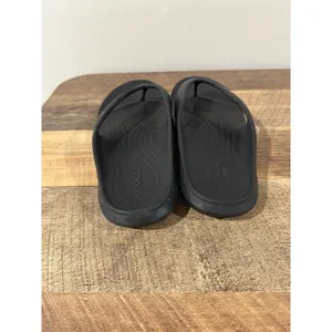 Crocs Kadee II Iconic Flip Flops Sandals Womens 10‎ Mens 8 Black Comfort Slides thumbnail 4