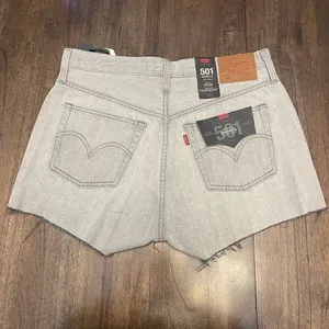 Levi’s Light Gray 501 Cut Off Shorts thumbnail 7