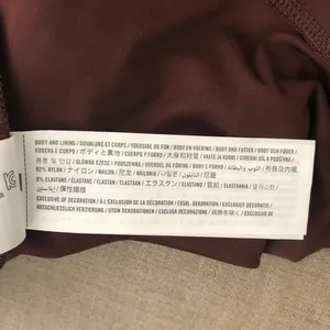 New NWOT Abercrombie & Fitch Stretchy Asymmetrical Tank Top Brown Small thumbnail 5