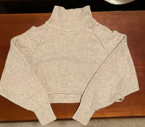 Kyla Cropped Turtleneck Sweater thumbnail 1