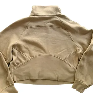 Lululemon Scuba Oversized Funnel Neck Sweatshirt Trench Tan Size M/L Fleece thumbnail 6
