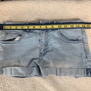H&M Denim Mini Jean Shorts Small 4 thumbnail 4