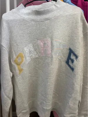 PARKE Patchwork Varsity Mockneck L/XL thumbnail 1