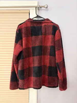 Buffalo Print 3/4 Zip Pullover Red Size L thumbnail 2