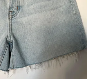 Madewell The Mom Jeans Raw Hem Denim Shorts Size 25 NWT thumbnail 5