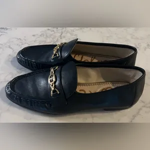 Sam Edelman Women's Lucca Moc Toe Leather Loafer Flats Black Size 9 EUC thumbnail 10
