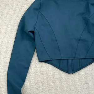 NWT Sunday Best Maverick Long‎ Sleeve Crop Top thumbnail 3