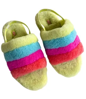 EUC UGG Fluff Yeah Multicolor
Slide Slipper Sandals Size 8.5 thumbnail 1