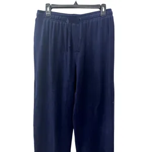 Nordstrom Rack Navy Fleece Pants Elastic Waist Drawstring Lounge Comfort M NWOT thumbnail 3