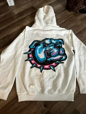 Billie Eilish White Hoodie Sweatshirt  thumbnail 6