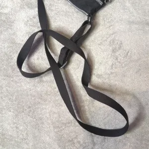 Kipling‎ Crossbody Bag Small Black Nylon Multi Zip Adjustable Strap Crinkled thumbnail 13