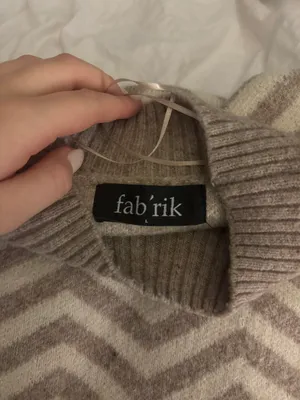 Checkered Sweater Brown Size L thumbnail 2