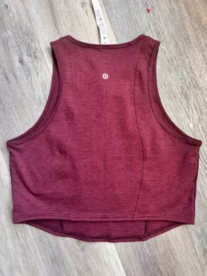 LULULEMON Softy Suedey Crewneck Cropped Tank Top thumbnail 2