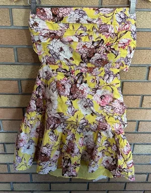 NWT BARDOT Gisella Floral Print Strapless Minidress in Tropical Size XXL/US 12 thumbnail 1