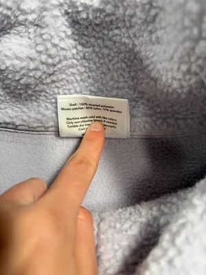 Blogilates Cozy Lavender purple Sherpa fleece Zip-Up Jacket XL thumbnail 5