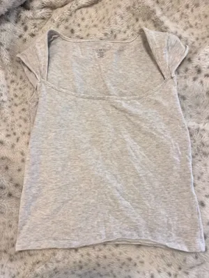 Brandy Melville Grey Top  thumbnail 2