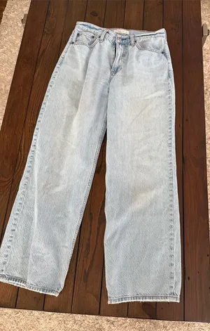 Abercrombie Loose High Rise Jeans Womens 27 4 Y2K 90s Straight Leg Denim thumbnail 1