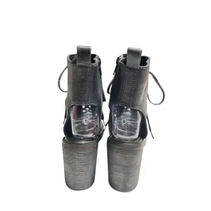 Free People City Of Lights EU 39 US 9 Booties Lace Up Ankle Boots NEW Dark Blue thumbnail 5