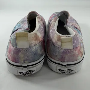 Vans Classic Slip On Pastel Tie Dye Heart Print Sneakers Womens 6 Multi Color thumbnail 5