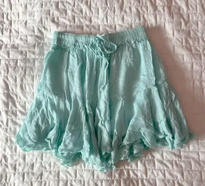 Altar’d State Mint Green Flowy Ruffle Skirt Size Small thumbnail 1