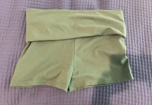 No Boundaries Fold Over Booty Shorts thumbnail 1