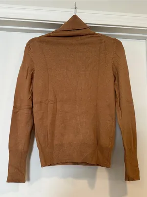 Ann Taylor Classic Women’s Turtleneck Sweater - Camel thumbnail 5