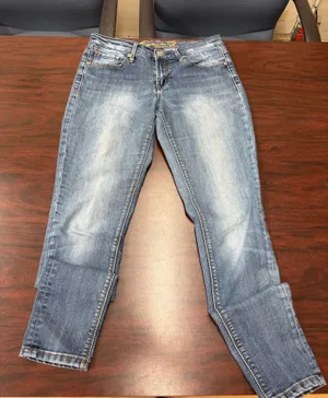 7 For All Mankind Girlfriend Denim Jeans Size 2 thumbnail 1