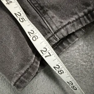 American Eagle 90s Boyfriend Jeans Womens 8 Faded Black High Rise Distressed thumbnail 12