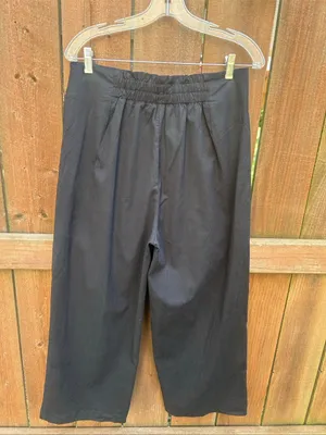 Disturbia Harmony Black Gothic Cropped Embroidered Trousers Size 8 NWT thumbnail 3