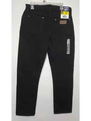 Wrangler Cowboy Cut Jeans Natural Rise Slim Fit Tapered Legs Size 11 x 34 Tall thumbnail 3