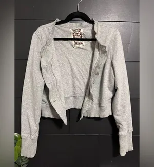 Sweatshirt Button Up Cardigan Crewneck Vintage Old Navy Women’s Sz XL GUC thumbnail 4