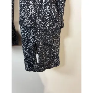 Lululemon Swiftly Tech Long Sleeve Women Size 6 Black White Static Athletic Top thumbnail 8
