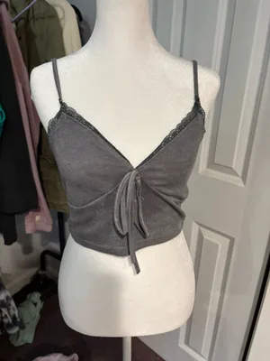Amazon Grey cropped tank thumbnail 1