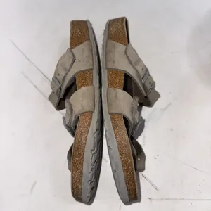 Birkenstock Gray Leather Outdoor Gorpcore Cork Footbed Sandals Women's Size 40 thumbnail 4